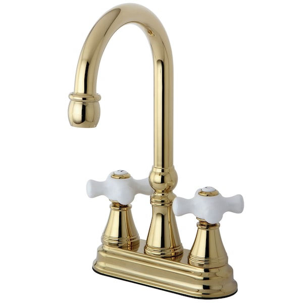 Bar Faucet, Polished Brass